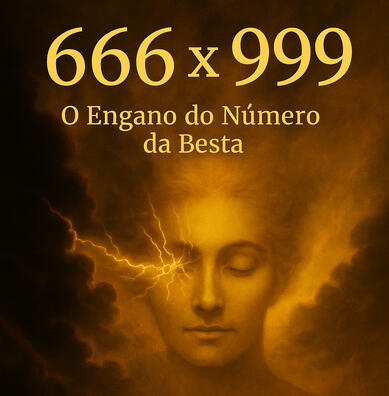 666x999 O número 666 atravessou séculos como sinônimo de medo, trevas e condenação. Pregado como a marca da besta, tornou-se um código de pavor, usado para prender a humanidade na ignorância. Mas, por trás dessa cifra, há uma inversão profunda. O que foi ensinado